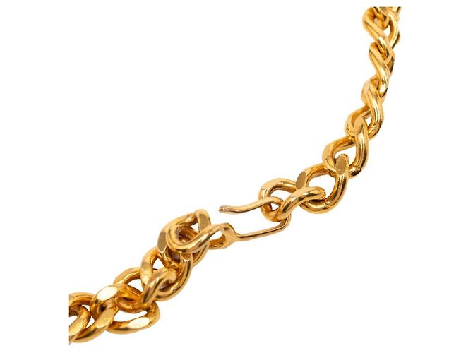 Collana a doppia catena placcata oro Chanel D'oro - vista 3