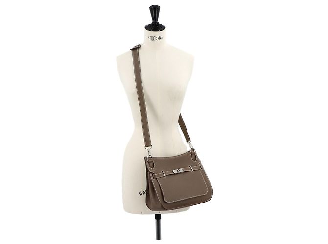 Borsa a Spalla Jypsiere 28 di Hermès Taupe - vista 10