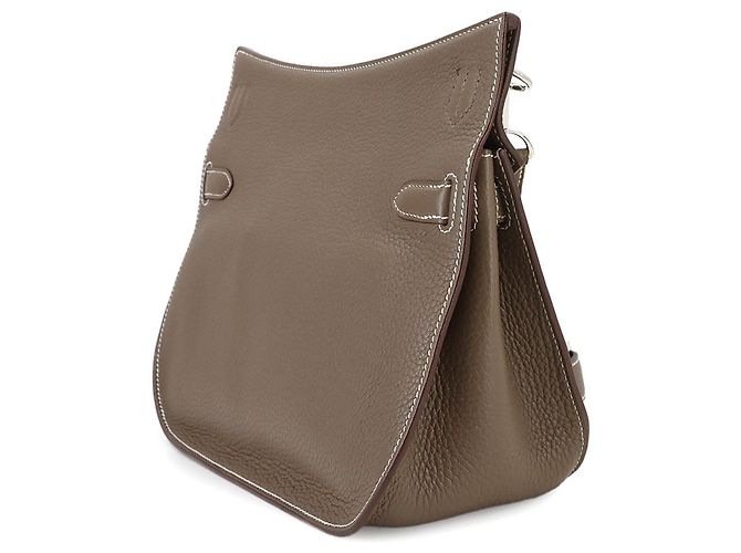 Borsa a Spalla Jypsiere 28 di Hermès Taupe - vista 4