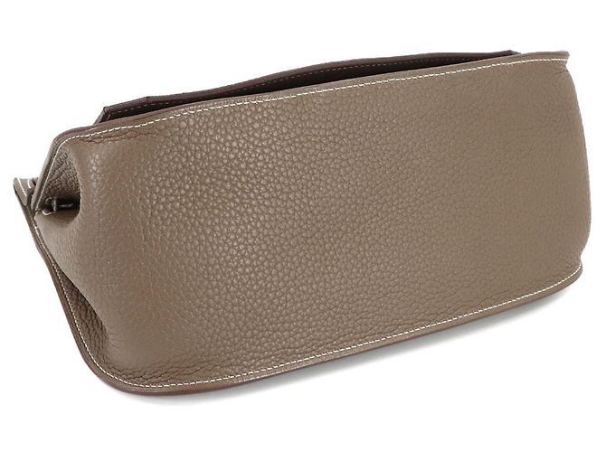 Borsa a Spalla Jypsiere 28 di Hermès Taupe - vista 5