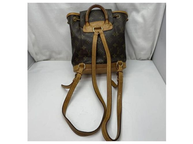 Zaino Montsouris PM Louis Vuitton Marrone - vista 2