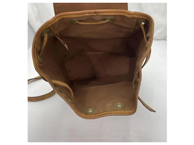 Zaino Montsouris PM Louis Vuitton Marrone - vista 4
