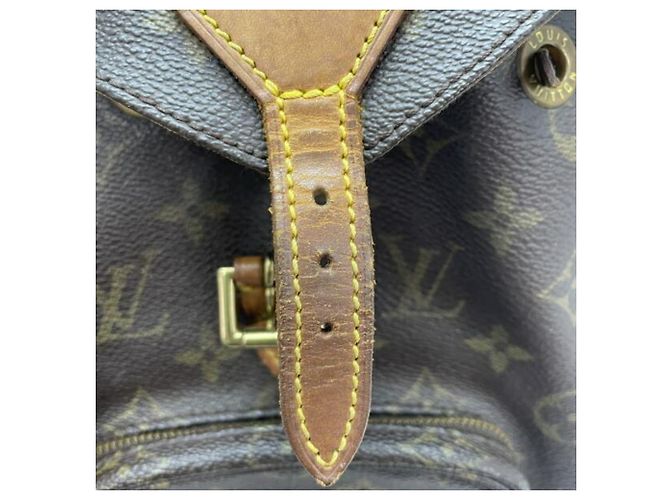 Zaino Montsouris PM Louis Vuitton Marrone - vista 6