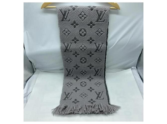 Sciarpa Mania Louis Vuitton Marrone Blu - vista 3