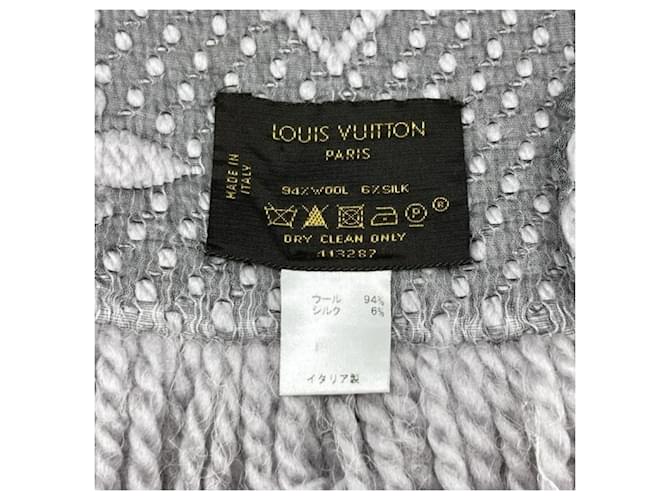 Sciarpa Mania Louis Vuitton Marrone Blu - vista 6
