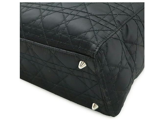 Borsa a Spalla Lady Cannage di Christian Dior Nero - vista 4