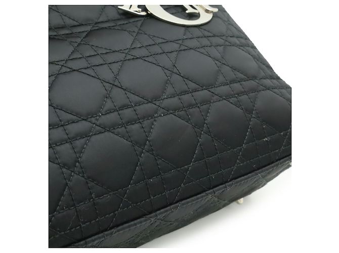 Borsa a Spalla Lady Cannage di Christian Dior Nero - vista 9