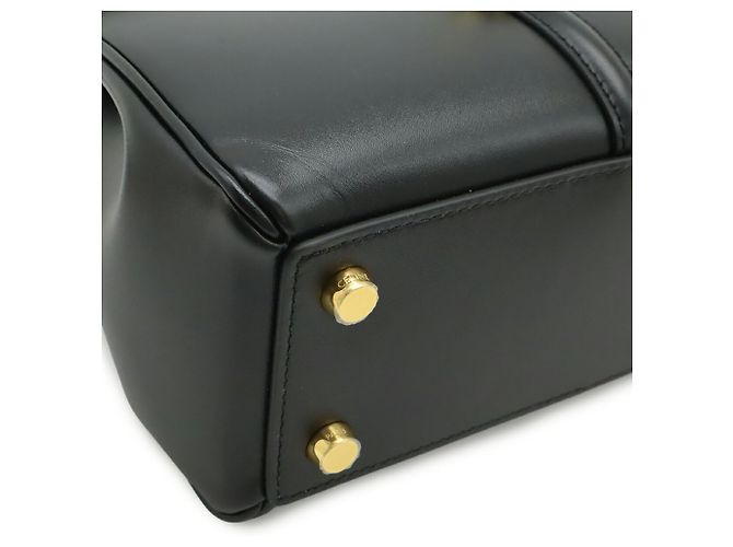 Céline Celine Mini 16 Seize Handtasche mit einem Griff Schwarz - Ansicht 4
