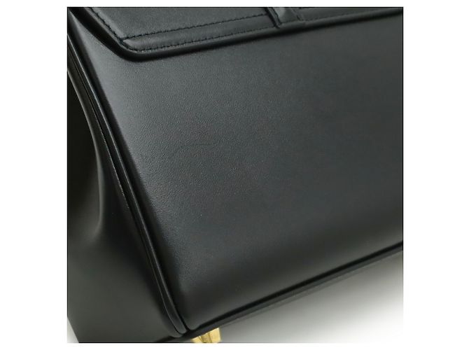 Céline Celine Mini 16 Seize Handtasche mit einem Griff Schwarz - Ansicht 8