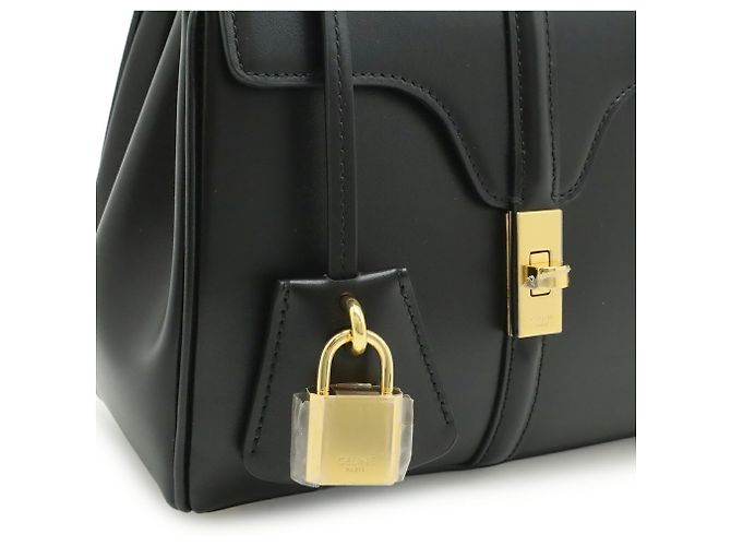 Céline Celine Mini 16 Seize Handtasche mit einem Griff Schwarz - Ansicht 9