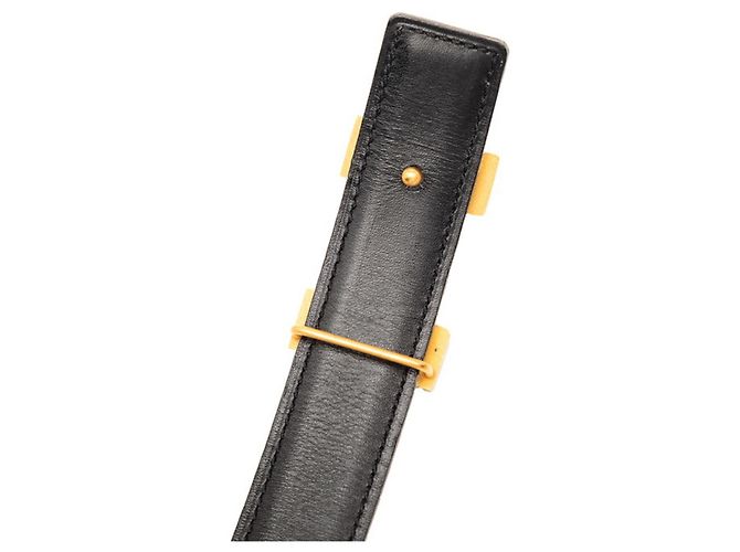 Reversibler H-Buckle Constance Gürtel von Hermès Schwarz Weiß - Ansicht 5