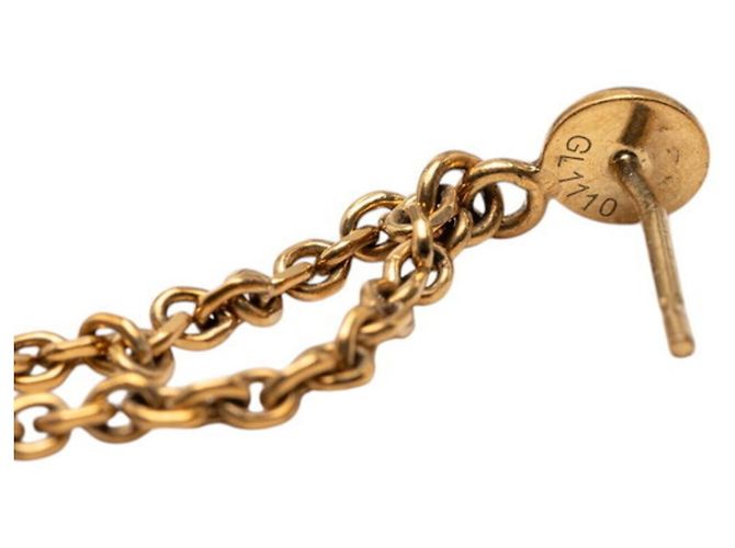 Pendientes de oro Louis Vuitton Dorado - vista 3
