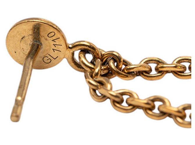 Pendientes de oro Louis Vuitton Dorado - vista 4