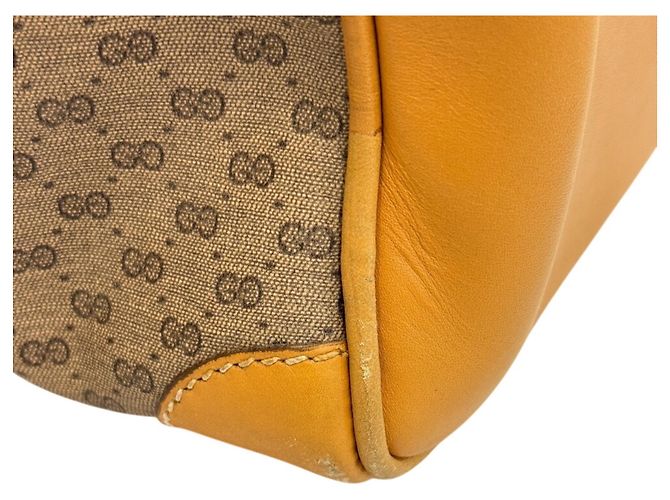 Borsa Boston Old Micro GG di Gucci Marrone - vista 12