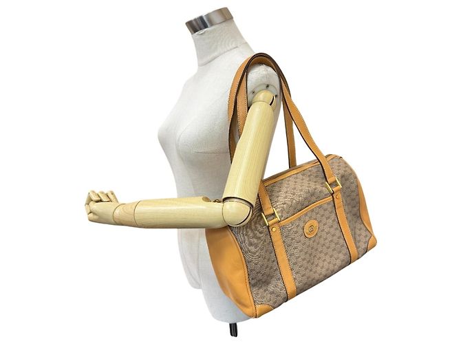 Borsa Boston Old Micro GG di Gucci Marrone - vista 13