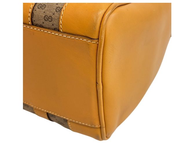 Borsa Boston Old Micro GG di Gucci Marrone - vista 4