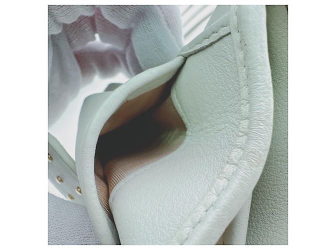 Portafoglio bi-fold Prada 1ML018 in pelle bianco oro D'oro - vista 14