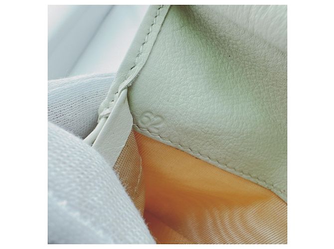 Portafoglio bi-fold Prada 1ML018 in pelle bianco oro D'oro - vista 20