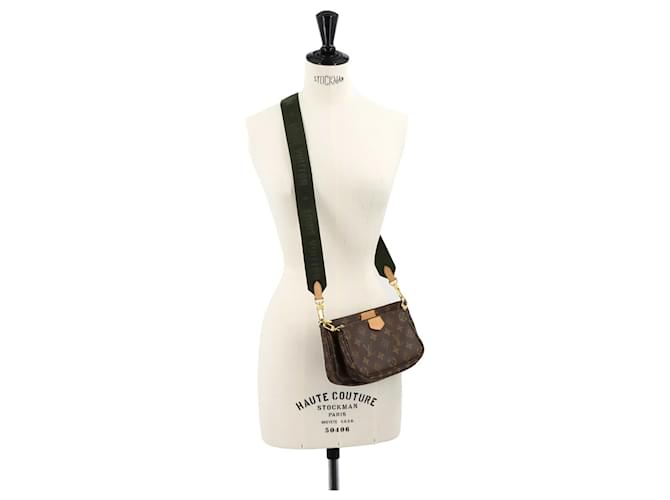 Louis Vuitton Monogram Multi Pochette Accessori Cachi Monogramma - vista 10