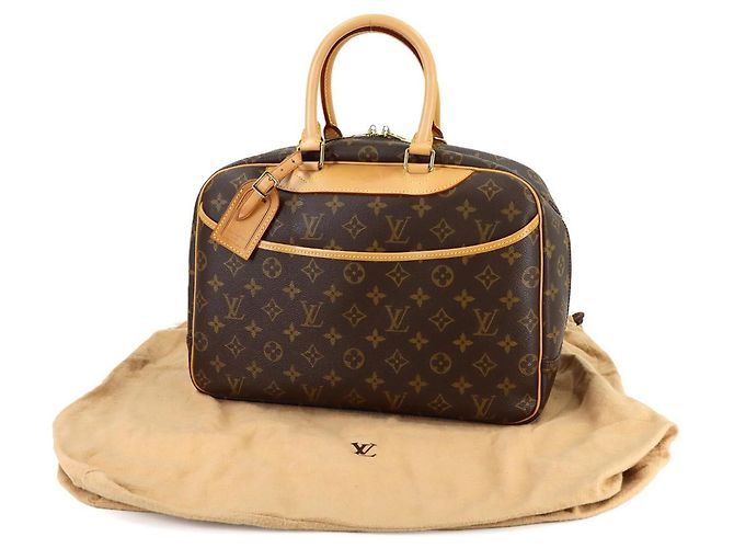 Borsa Deauville Monogram Louis Vuitton Marrone Monogramma - vista 2