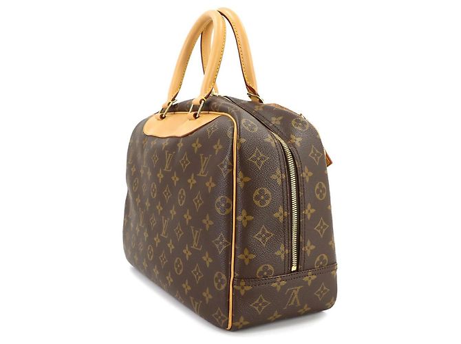 Borsa Deauville Monogram Louis Vuitton Marrone Monogramma - vista 4