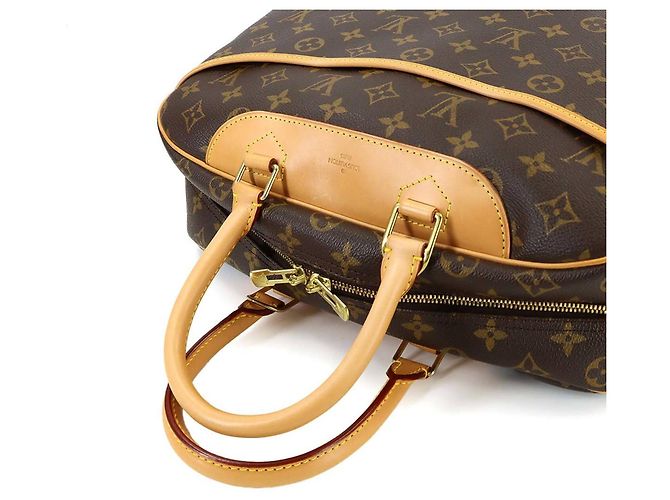 Borsa Deauville Monogram Louis Vuitton Marrone Monogramma - vista 6