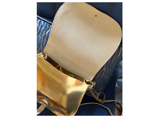 Ralph Lauren Collection Borsa da sella Equestrian Vachetta della Collezione Ralph D'oro - vista 4