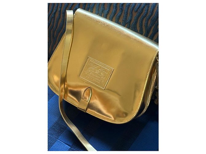 Ralph Lauren Collection Borsa da sella Equestrian Vachetta della Collezione Ralph D'oro - vista 9