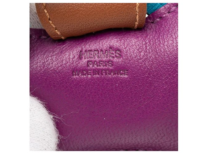 Accessorio per borsa Hermès Rodeo PM Charm Blu Porpora - vista 3
