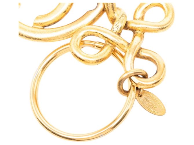 Portachiavi vintage Chanel Coco Mark D'oro - vista 4