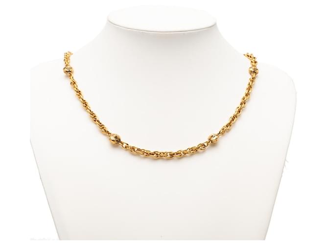 Collana Chanel Dorata D'oro - vista 5