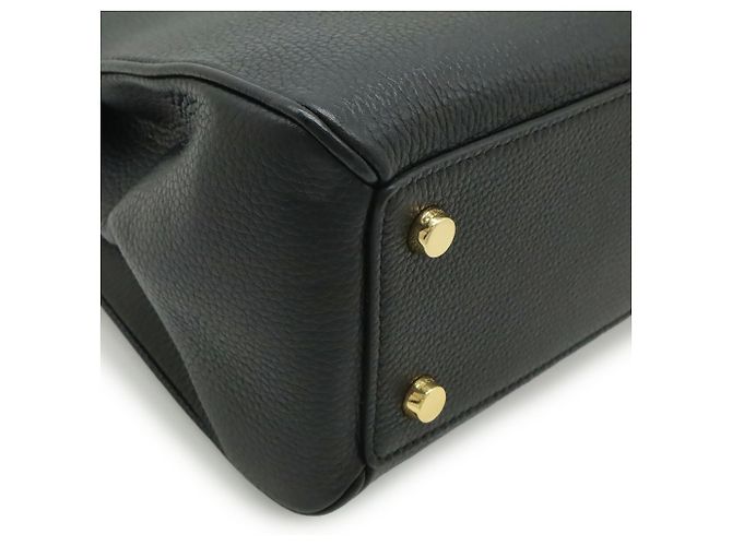 Céline Borsa a mano Celine 16 Seize piccola in pelle nera Nero - vista 4