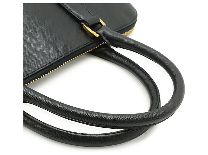 Prada Saffiano-Leder Tote Bag Schwarz - Ansicht 6