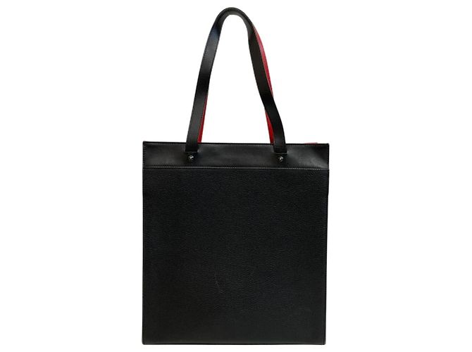 Borsa a spalla e tote in pelle nera Christian Louboutin Nero - vista 2