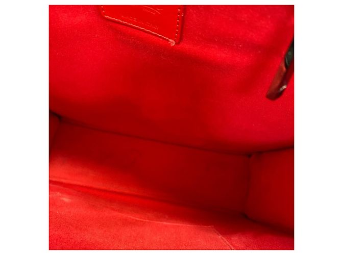 Borsa a spalla e tote in pelle nera Christian Louboutin Nero - vista 8