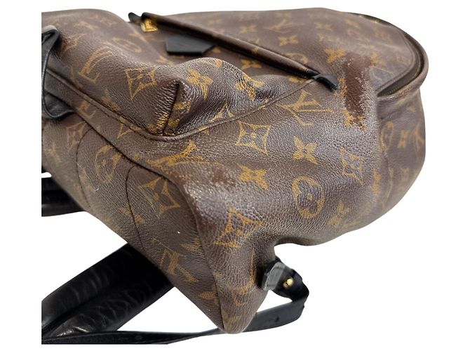 Zaino Palm Springs MM Louis Vuitton Marrone Monogramma - vista 5
