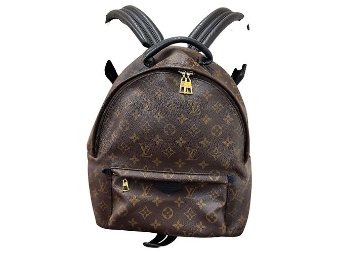 Zaino Palm Springs MM Louis Vuitton Marrone Monogramma - vista 7