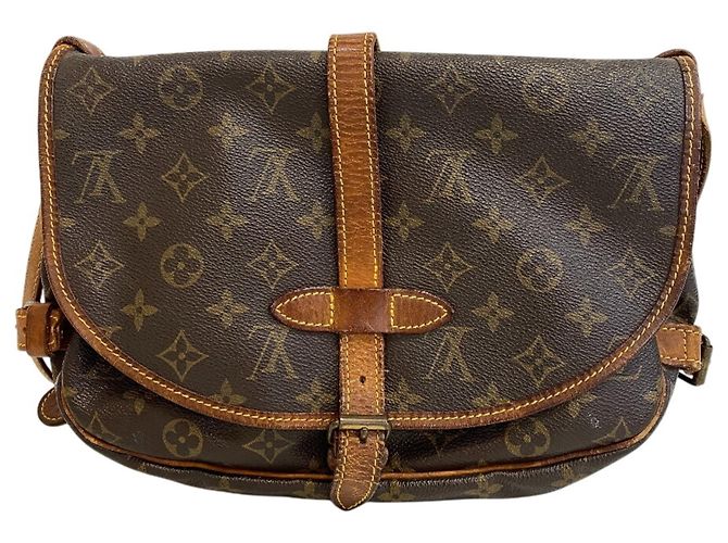 Borsa a Spalla Saumur 30 Monogram Louis Vuitton Marrone - vista 2