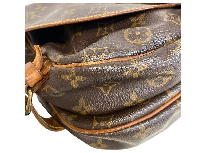 Borsa a Spalla Saumur 30 Monogram Louis Vuitton Marrone - vista 3