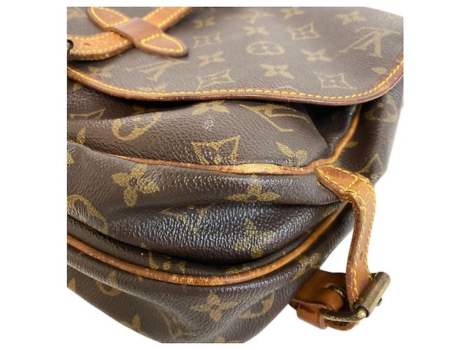 Borsa a Spalla Saumur 30 Monogram Louis Vuitton Marrone - vista 4
