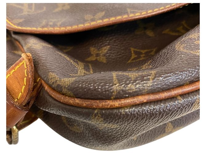 Borsa a Spalla Saumur 30 Monogram Louis Vuitton Marrone - vista 5