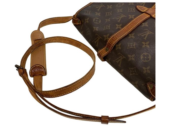 Borsa a Spalla Saumur 30 Monogram Louis Vuitton Marrone - vista 8