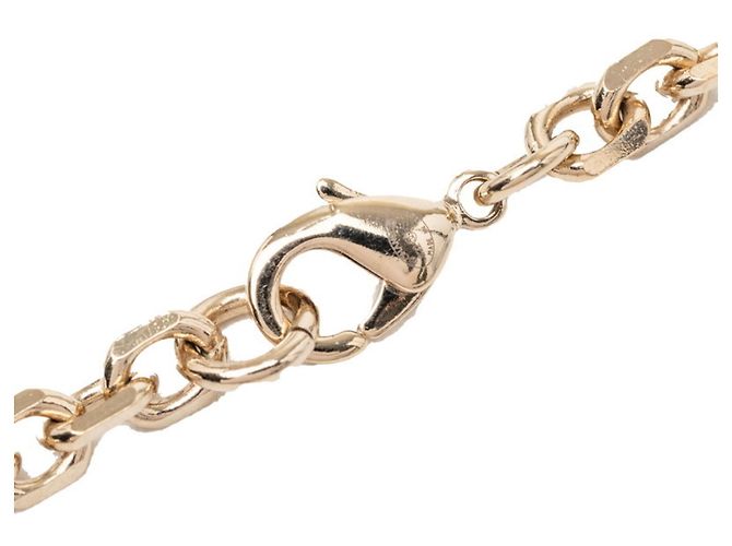 Halskette mit Anhänger in Form einer Chanel Coco Mark Parfümflasche Golden - Ansicht 5