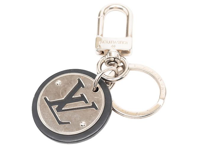 Accessorio portachiavi LV Circle di Louis Vuitton Nero Argento - vista 2