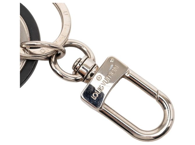 Accessorio portachiavi LV Circle di Louis Vuitton Nero Argento - vista 3