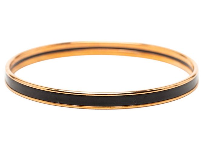 Pulseira TPM Email Hermès Preto Dourado - vista 3