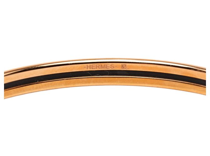Pulseira TPM Email Hermès Preto Dourado - vista 5