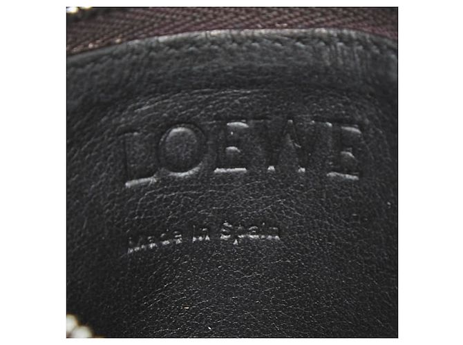Custodia a frammenti con zip a forma di L Loewe Anagram Nero - vista 8