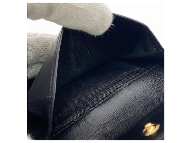 Cartera Miu Miu Matelassé de tres pliegues en negro - vista 11