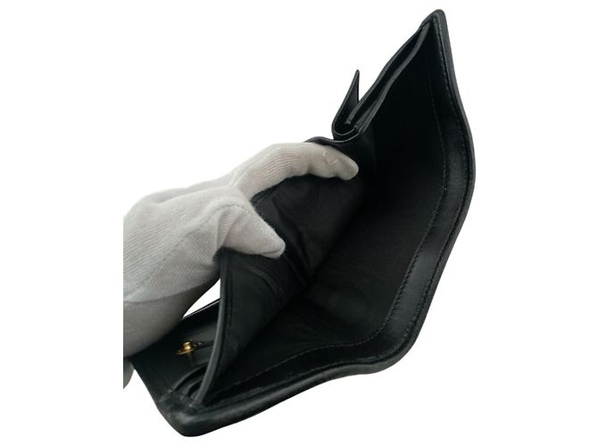 Cartera Miu Miu Matelassé de tres pliegues en negro - vista 12